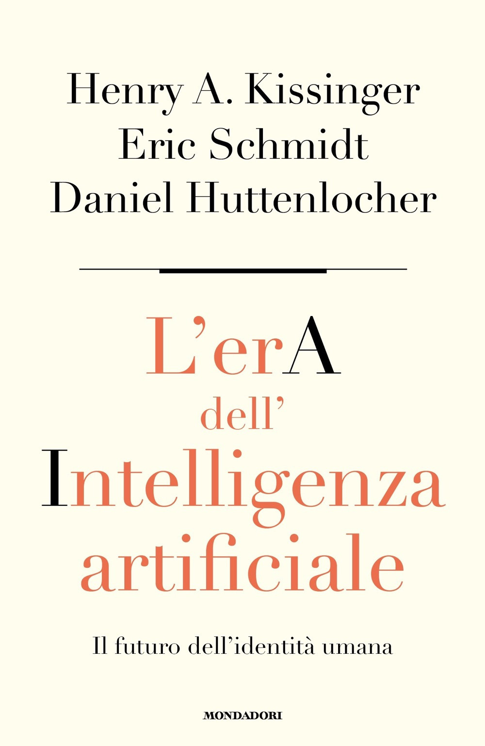 L'era dell'intelligenza artificiale. Il futuro dell'identità umana