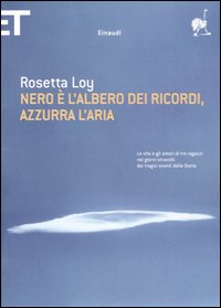 Nero è l'albero dei ricordi, azzurra l'aria