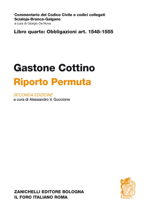 Commentario al Codice civile. Riporto. Permuta (artt. 1548-1555)