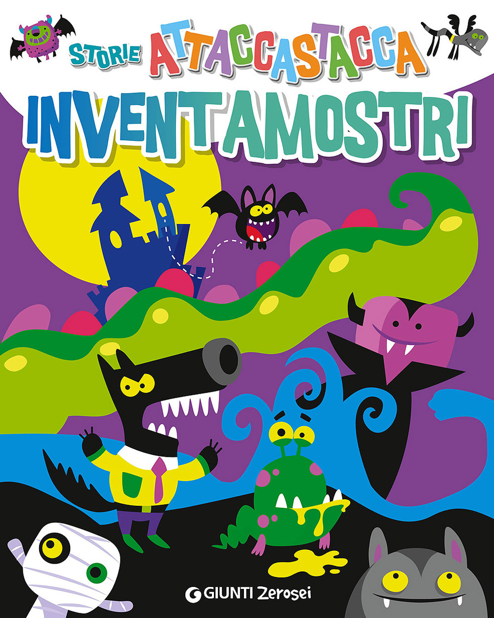 Inventamostri. Storie attaccastacca. Con adesivi. Ediz. illustrata