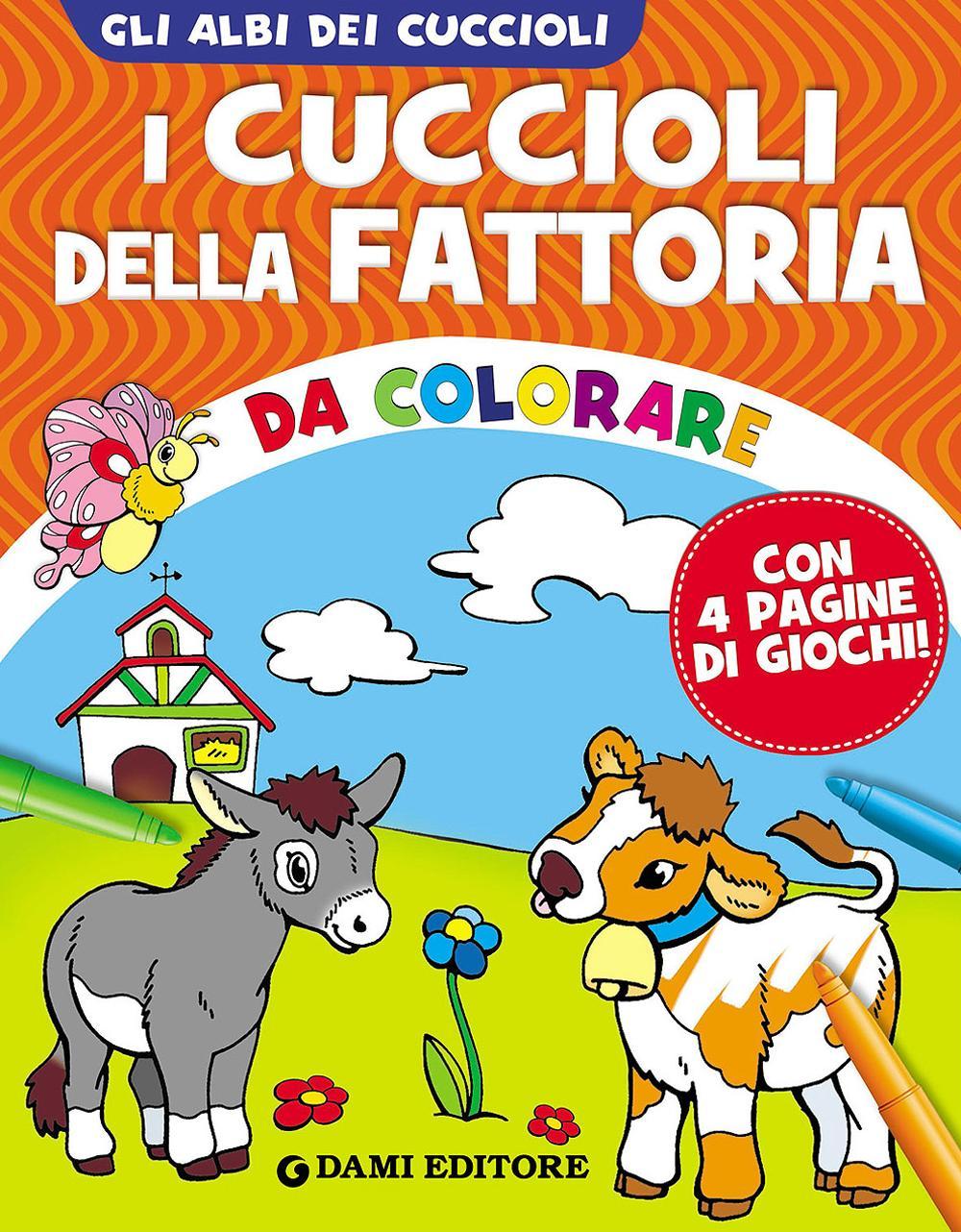 I cuccioli della fattoria da colorare