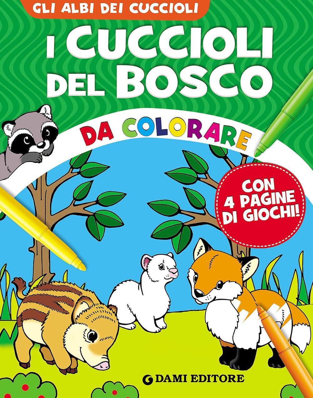 I cuccioli del bosco da colorare