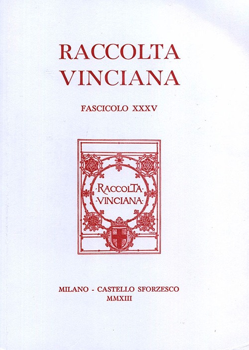 Raccolta vinciana (2013). Vol. 25