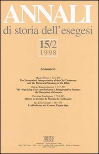 Annali di storia dell'esegesi. Vol. 15/2: 1998