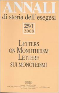 Annali di storia dell'esegesi (2008). Vol. 25/1