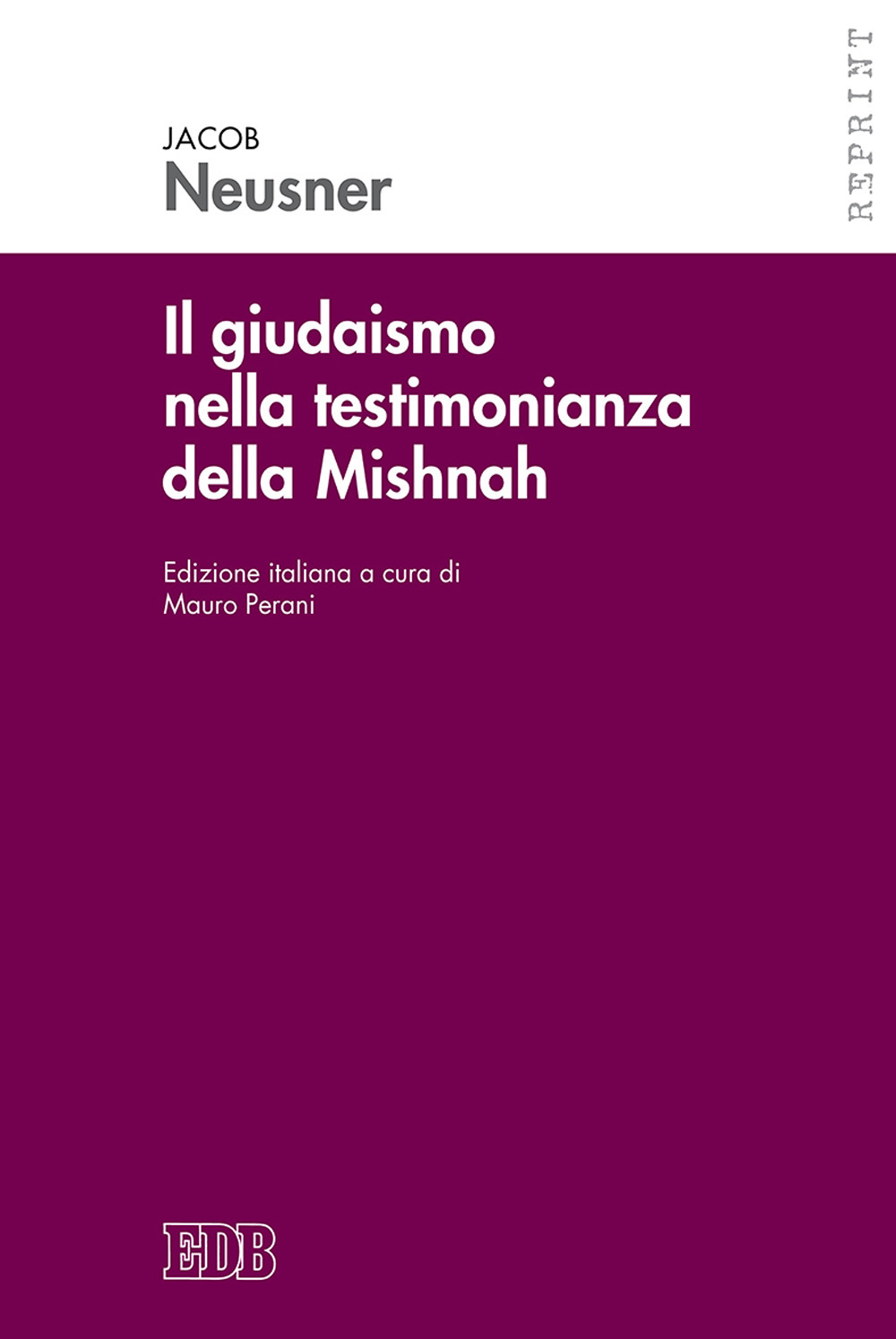 Il giudaismo nella testimonianza della Mishnah