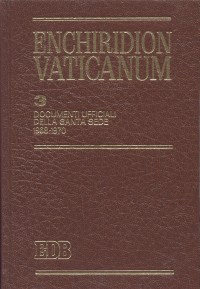 Enchiridion Vaticanum. Vol. 3: Documenti ufficiali della Santa Sede (1968-1970)