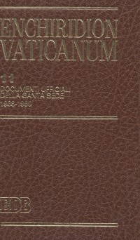 Enchiridion Vaticanum. Vol. 11: Documenti ufficiali della Santa Sede (1988-1989)