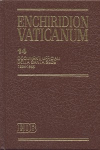 Enchiridion Vaticanum. Vol. 14: Documenti ufficiali della Santa Sede (1994-1995)