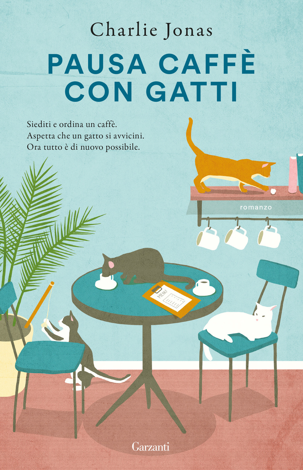 Pausa caffè con gatti