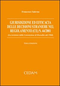 Giurisdizione ed efficacia delle decisioni straniere nel regolamento (CE) n. 44/2001 (la revisione della convenzione di Bruxelles del 1968)