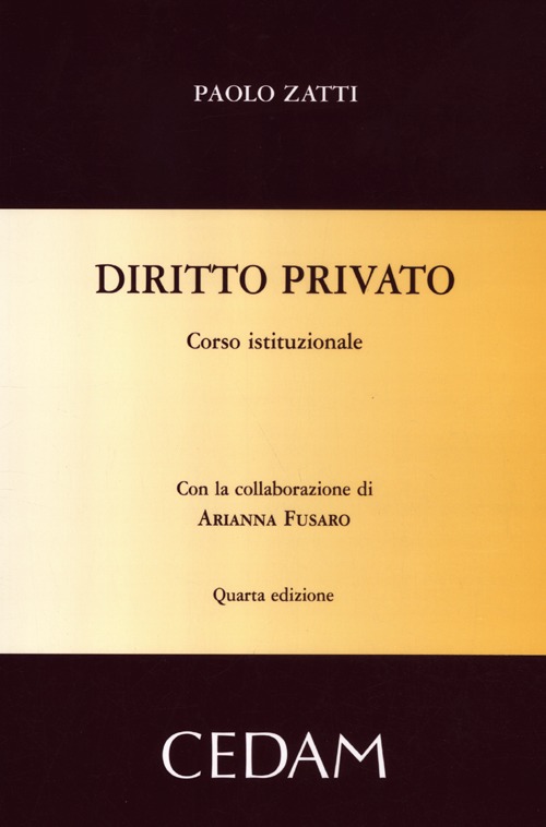 Diritto privato. Corso istituzionale