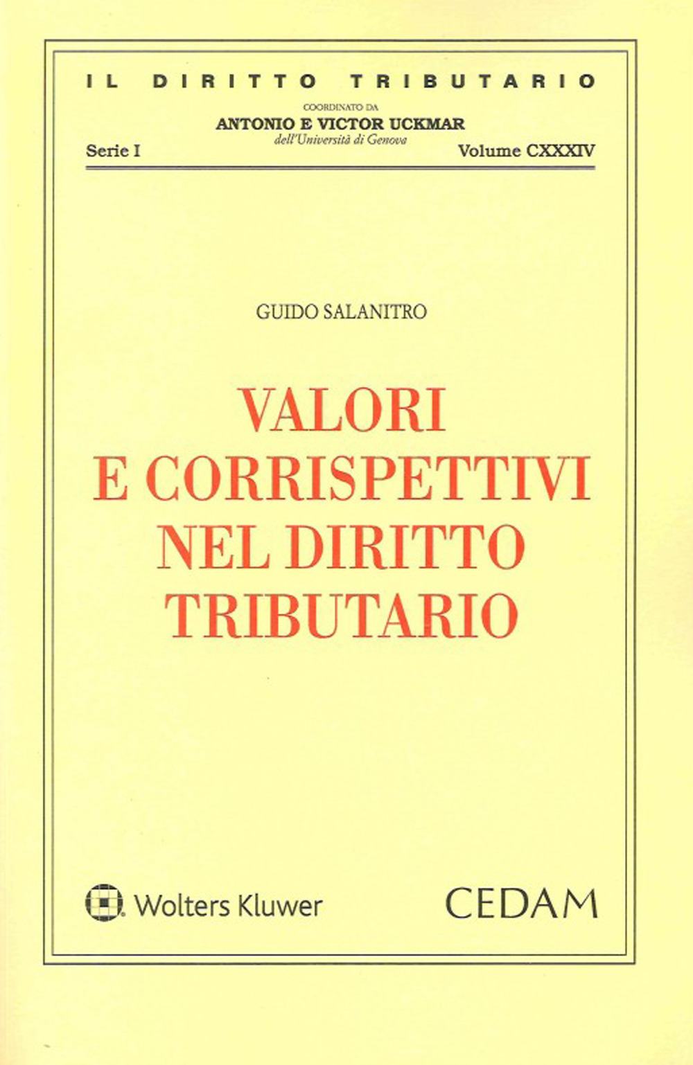 Valori e corrispettivi nel diritto tributario