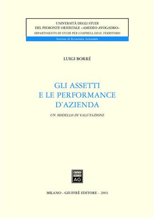 Gli assetti e le performance d'azienda. Un modello di valutazione