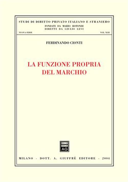 La funzione propria del marchio