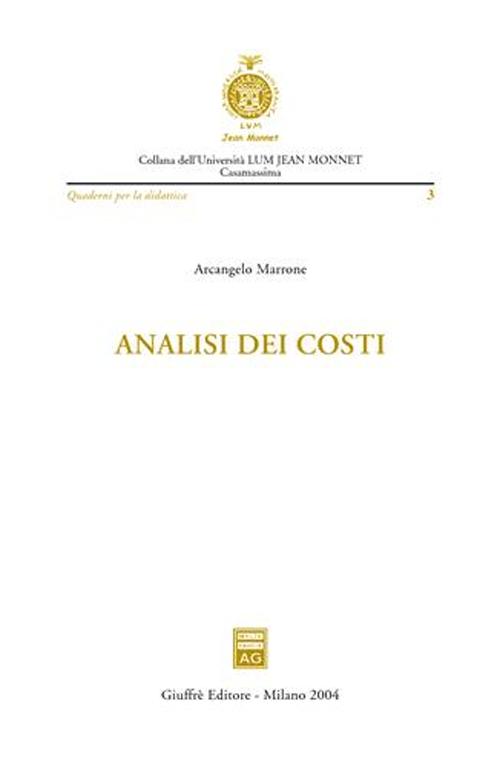 Analisi dei costi