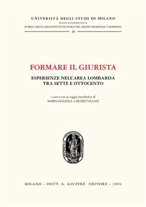 Formare il giurista