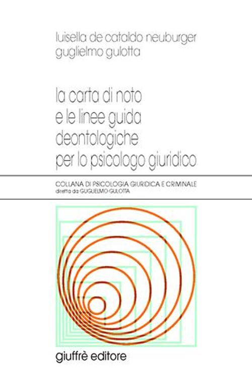 La carta di noto e le linee guida deontologiche per lo psicologo giuridico