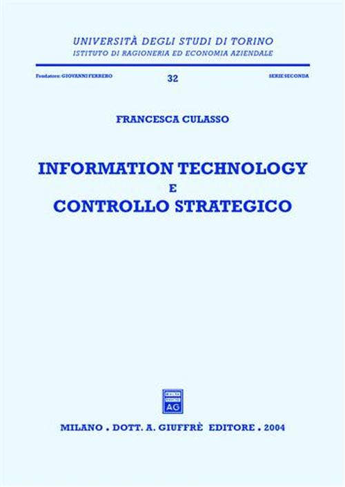 Information technology e controllo strategico