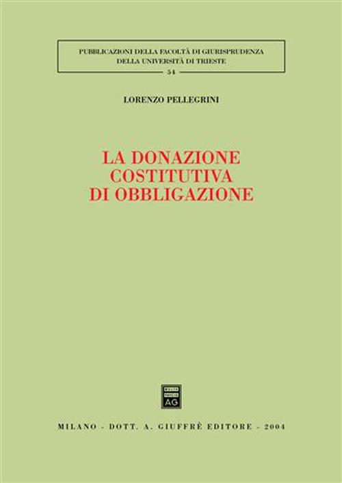 La donazione costitutiva di obbligazione