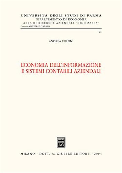 Economia dell'informazione e sistemi contabili aziendali