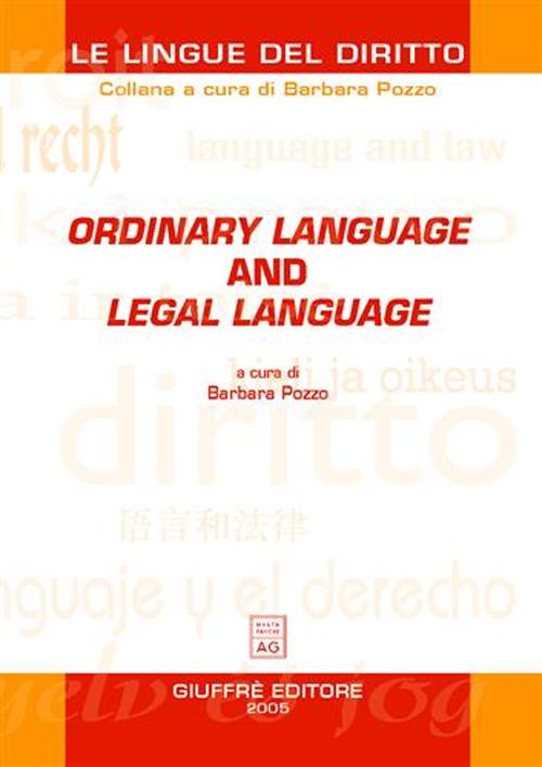 Ordinary language and legal language