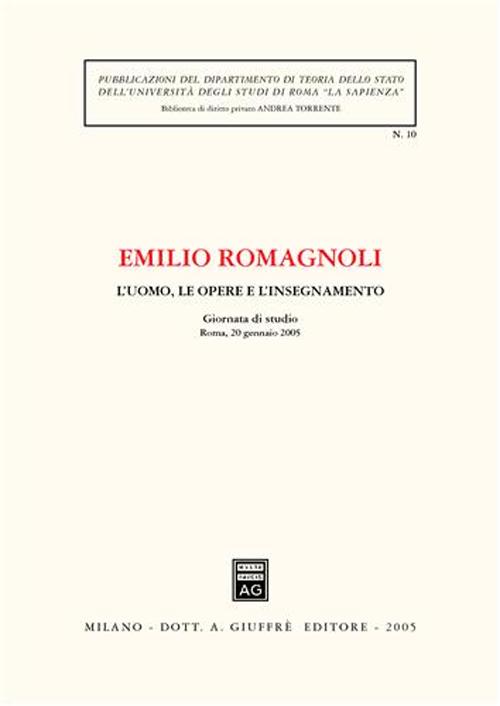 L'uomo, le opere e l'insegnamento. Giornata di studio (Roma, 20 gennaio 2005)