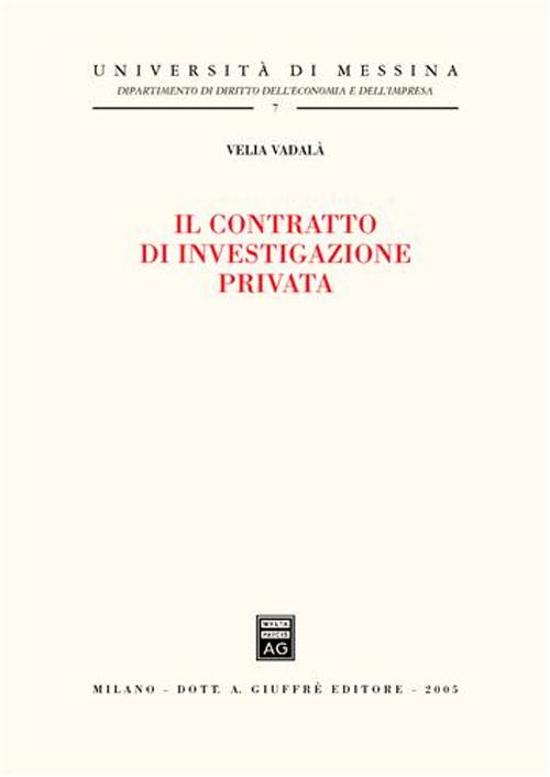 Il contratto di investigazione privata