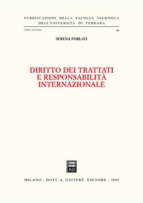 Diritto dei trattati e responsabilità internazionale