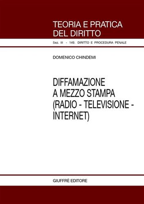 Diffamazione a mezzo stampa (radio-televisione-Internet)