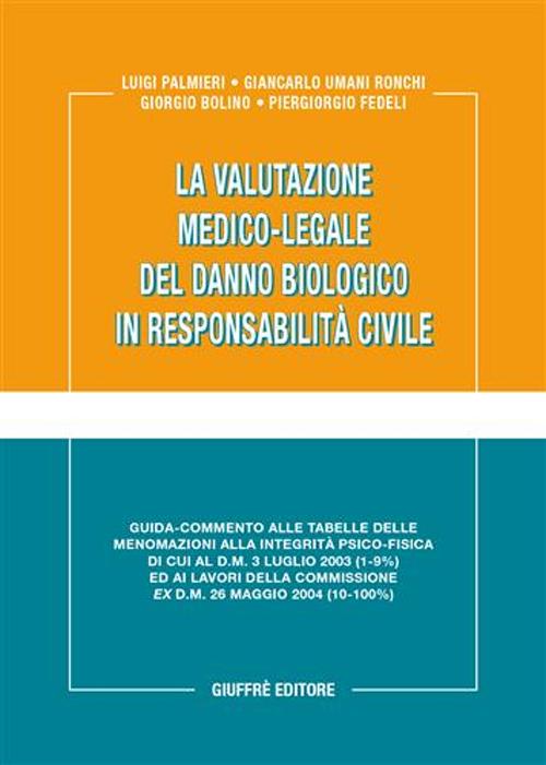 La valutazione medico-legale del danno biologico in responsabilità civile