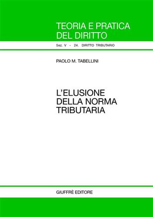 L'elusione della norma tributaria