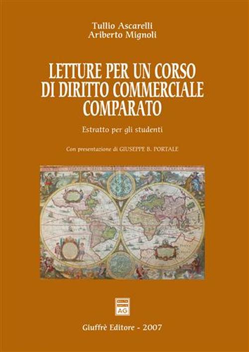 Letture per un corso di diritto commerciale comparato