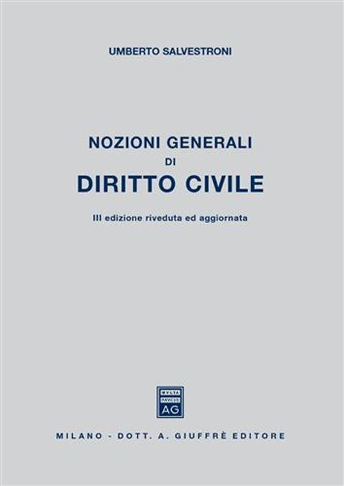 Nozioni generali di diritto civile