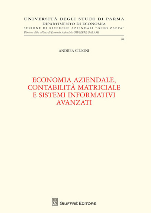 Economia aziendale, contabilità matriciale e sistemi informativi avanzati