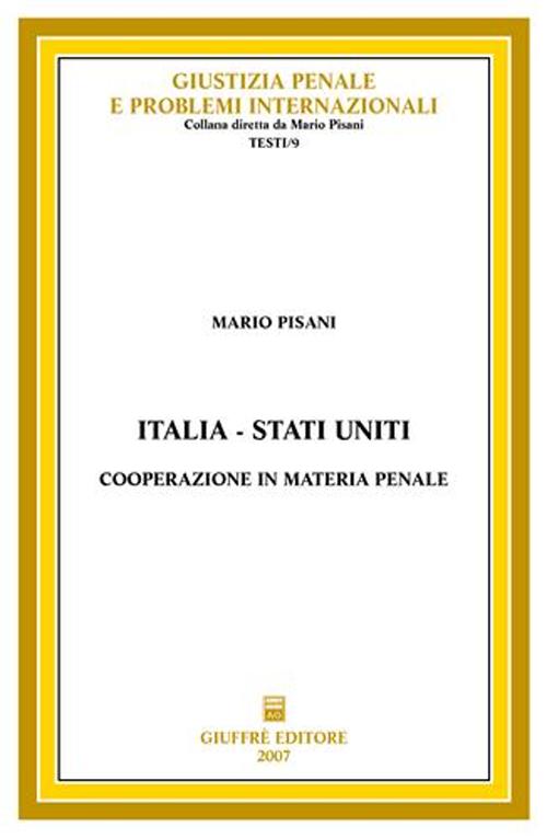 Italia-Stati Uniti: cooperazione in materia penale