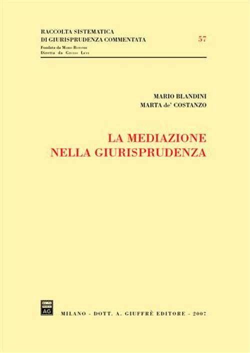 La mediazione nella giurisprudenza