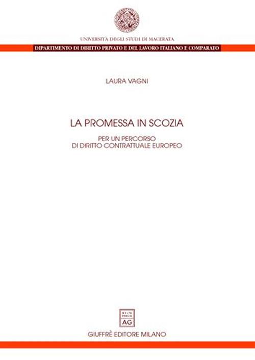 La promessa in Scozia. Per un percorso di diritto contrattuale europeo