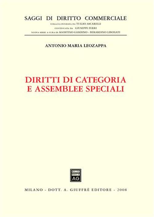 Diritti di categoria e assemblee speciali