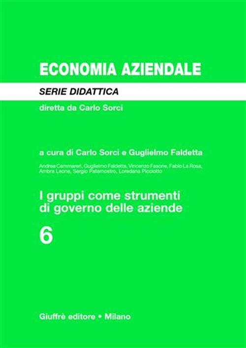 I gruppi come strumenti di governo delle aziende