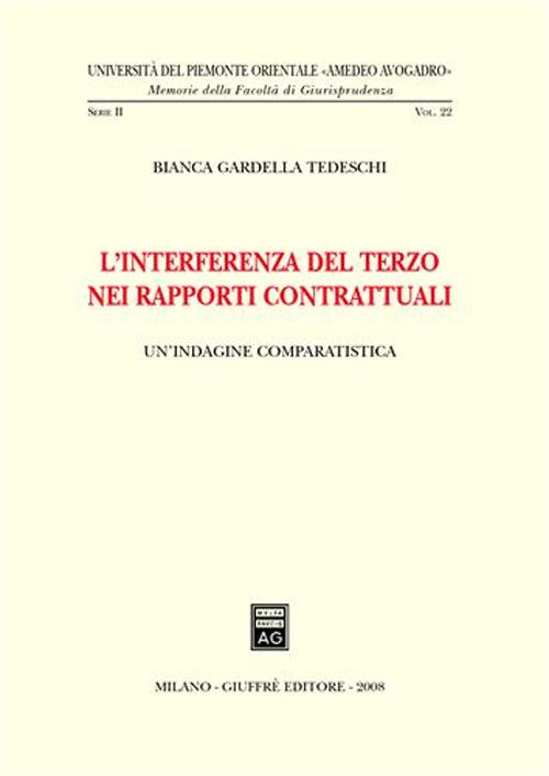 L'interferenza del terzo nei rapporti contrattuali