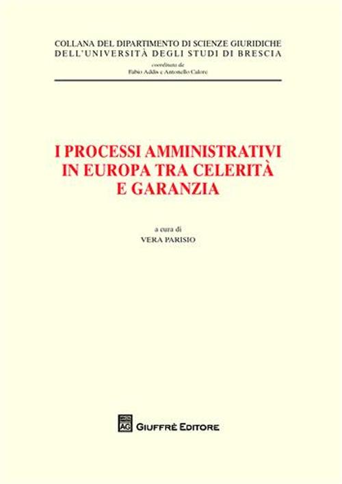 I processi amministrativi in Europa tra celerità e garanzia