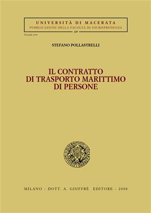 Il contratto di trasporto marittimo di persone