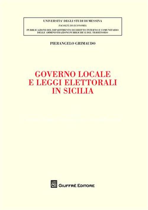 Governo locale e leggi elettorali in Sicilia