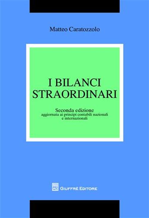 I bilanci straordinari