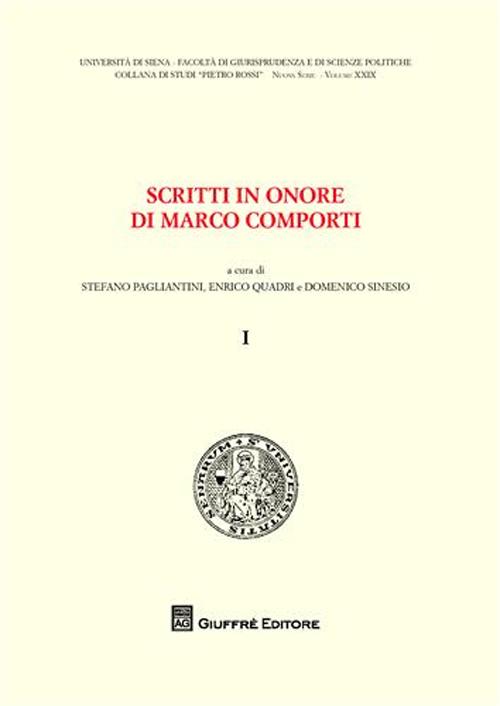 Scritti in onore di Marco Comporti