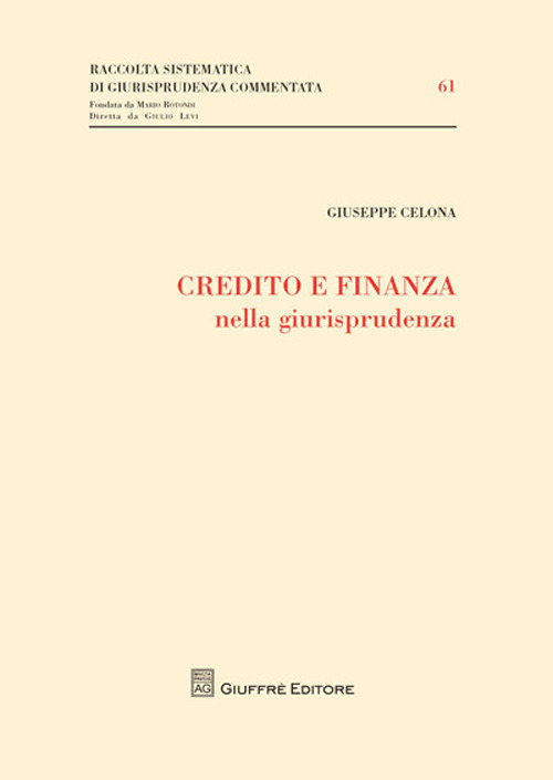 Credito e finanza nella giurisprudenza