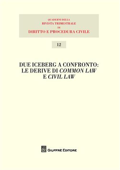 Due iceberg a confronto. Le derive del common law e civil law. Atti del 20° Seminario