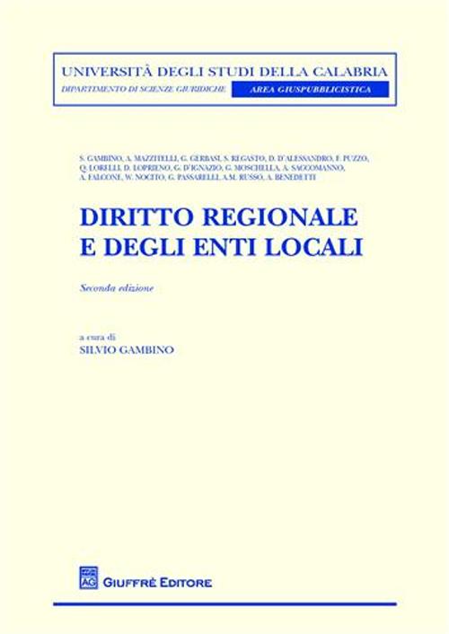 Diritto regionale e degli enti locali