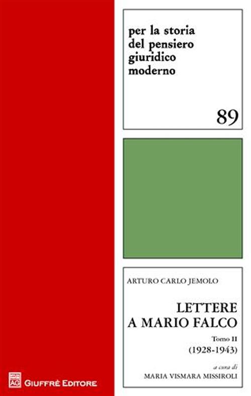 Lettere di Mario Falco. Vol. 2: (1928-1934)